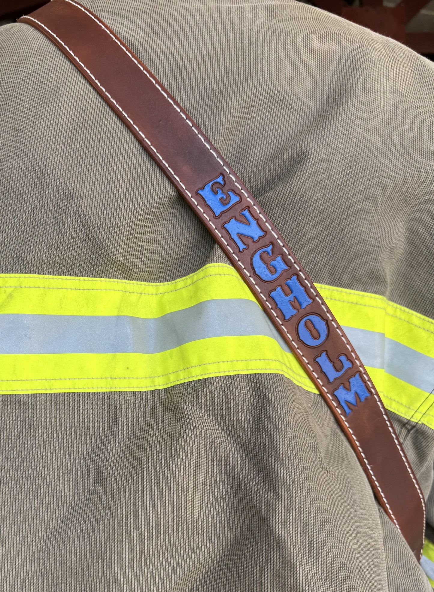 Custom Firefighter Radio Strap
